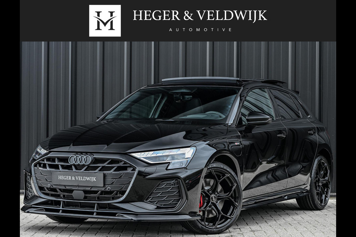 Audi A3 Sportback 45 TFSI e S edition Competition | Panoramadak | 5 jr Garantie | HUD | Sonos Sound | Camera | Ambiance interieur | Active Cruise | S-Seats + Memory | Stoelverwarming | Keyless |