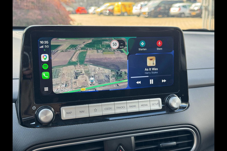 Hyundai Kona EV Comfort 39 kWh | Navi, Camera, Stoel+Stuurverw., Cruise, Climate | Dealeronderhouden |