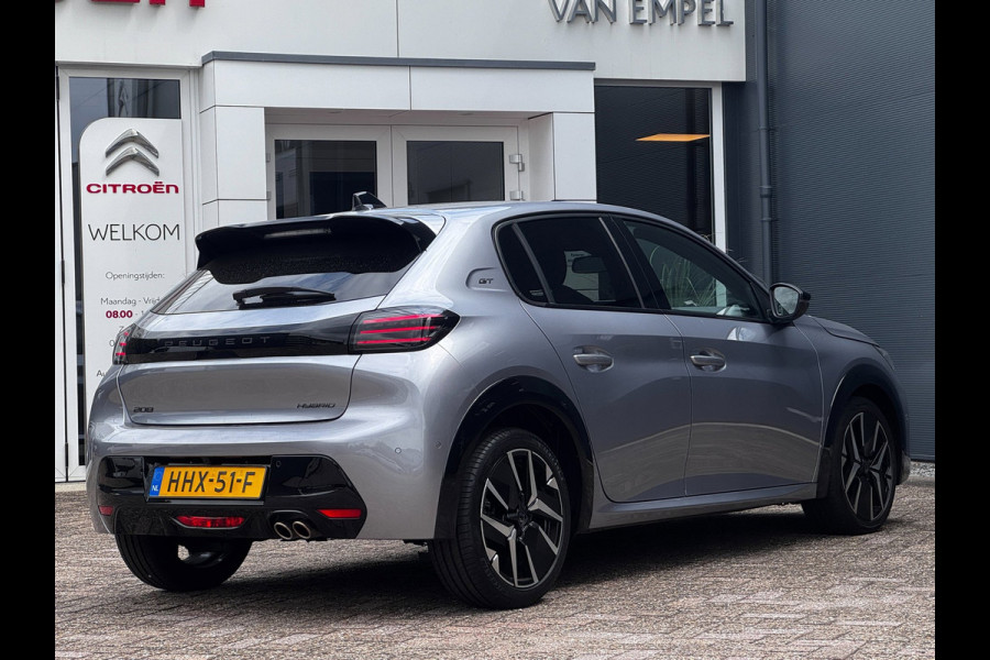 Peugeot 208 1.2 Hybrid 145 e-DCS6 GT | NL-Auto | 360 Camera | Navigatie | Adaptive Cruise | Automaat | Virtual Cockpit