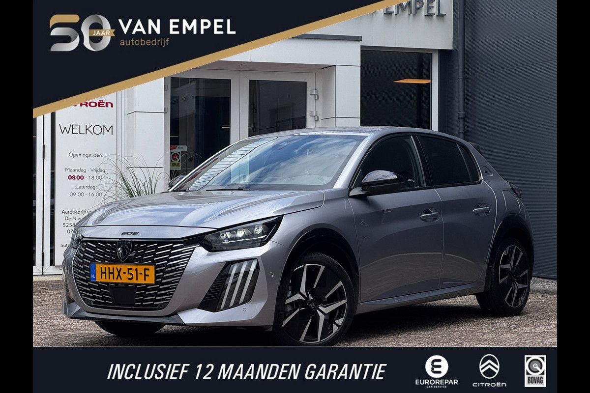 Peugeot 208 1.2 Hybrid 145 e-DCS6 GT | NL-Auto | 360 Camera | Navigatie | Adaptive Cruise | Automaat | Virtual Cockpit