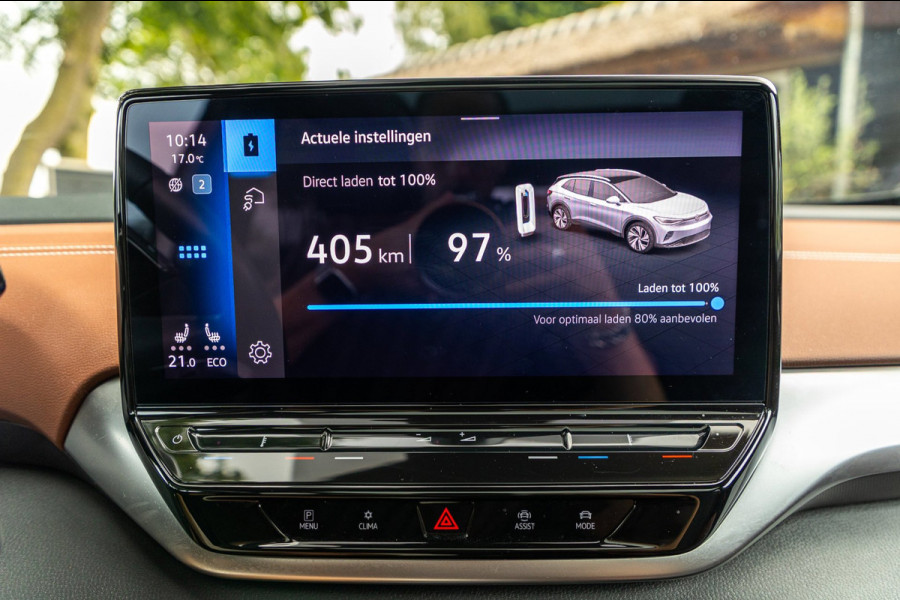 Volkswagen ID.4 Tech 77 kWh Soh 89% I Trekhaak I IQ Light I Panoramadak I Luxe interieur I ergoActive I Adaptive Cruise I BTW