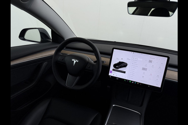 Tesla Model 3 Long Range RWD 75 kWh SOH 93% Warmtepomp Panoramadak Navi Camera's Leder Memory Stuur+Stoelverwarming Traffic-Aware Cruise Control AMD Ryzen™ Elek.Achterklep Led