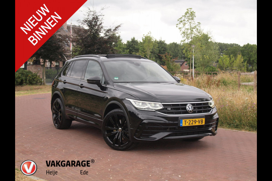 Volkswagen Tiguan 1.4 TSI eHybrid R-Line Business | NL-Auto | Panoramadak | Trekhaak | 360 Camera | Sfeerverlichting | ACC |