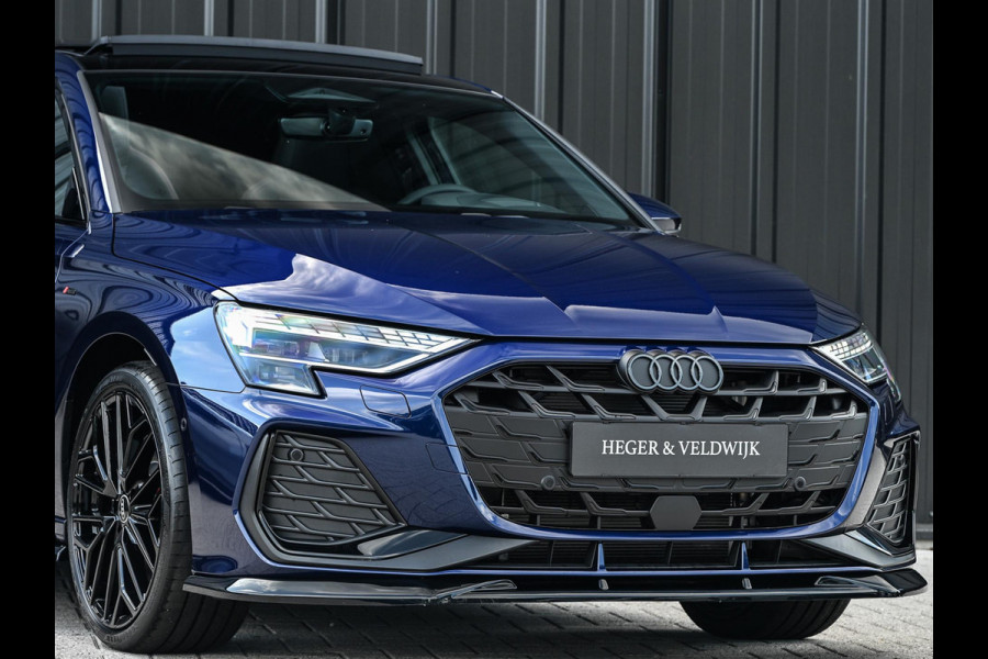 Audi A3 Sportback 45 TFSI e S edition Competition | Panoramadak | 5 jr Garantie | HUD | Sonos Sound | Camera | Ambiance interieur | Active Cruise | S-Seats + Memory | Stoelverwarming | Keyless |