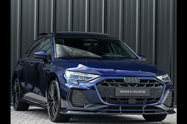 Audi A3 Sportback 45 TFSI e S edition Competition | Panoramadak | 5 jr Garantie | HUD | Sonos Sound | Camera | Ambiance interieur | Active Cruise | S-Seats + Memory | Stoelverwarming | Keyless |