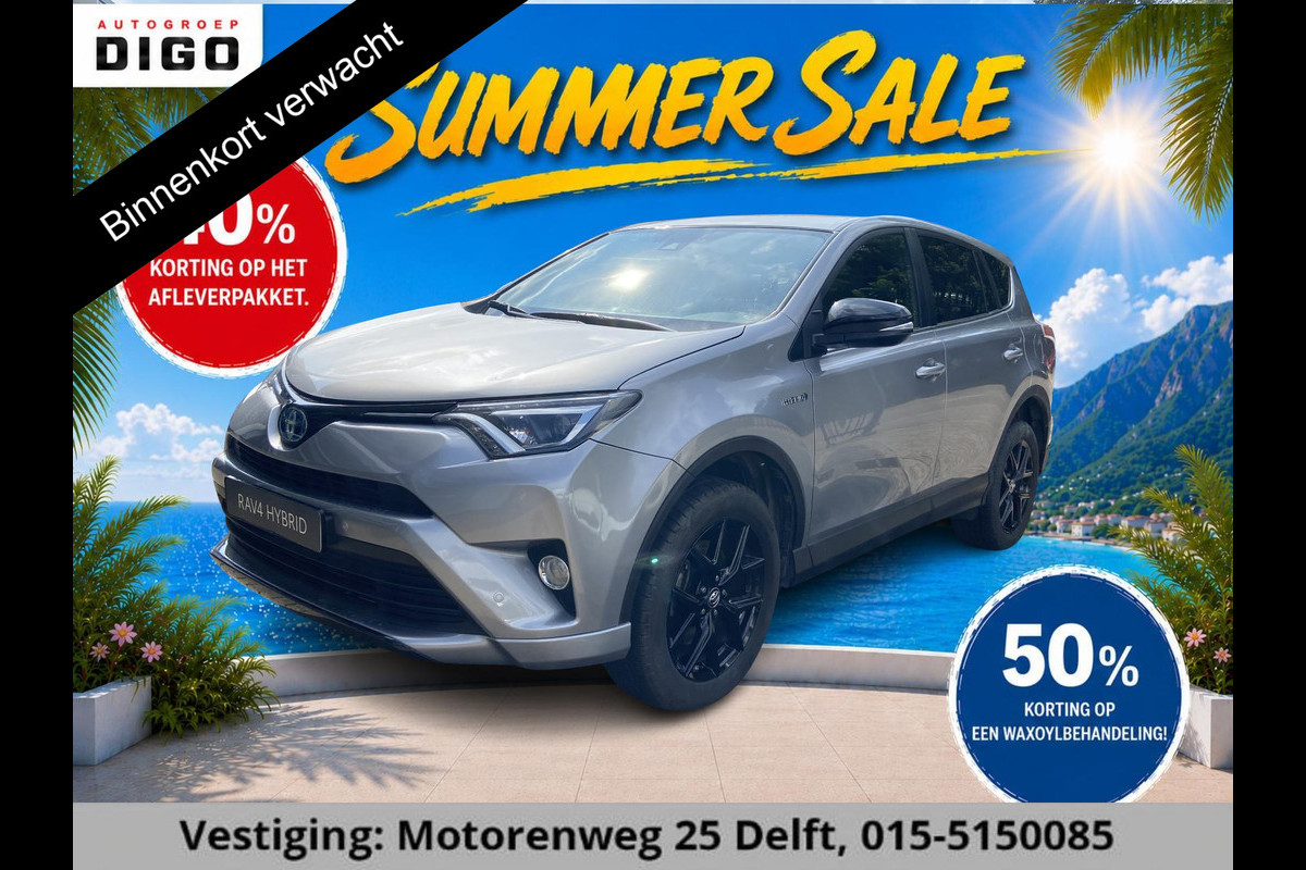 Toyota RAV4 2.5 HYBRID DYNAMIC SPORT GARANTIE 10-2028 ACHTERUITRIJ CAMERA . ADAPTIEVE CRUISE CONTROL . PARKEERSENSOREN VOOR & ACHTER .