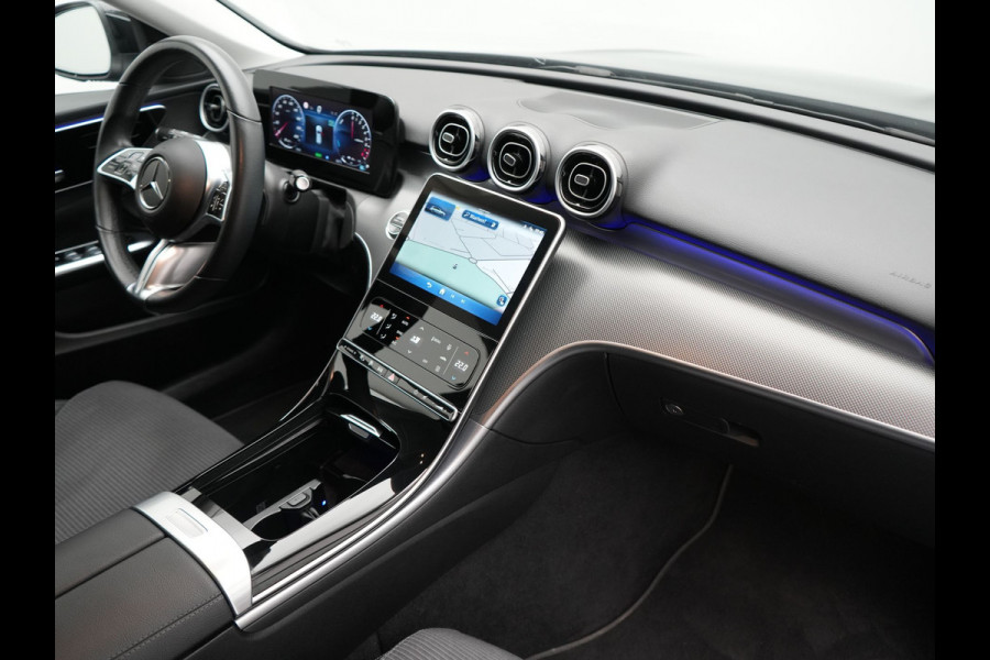 Mercedes-Benz C-Klasse Estate 300 e Avantgarde PHEV 313pk Dealer O.H | Cruise Control | Camera | Apple Carplay | Virtual | Elektrische Sportstoelen Verwarmd | Navigatie | MBUX Infotainment | DAB | 17"L.M | Plug In Hybrid |