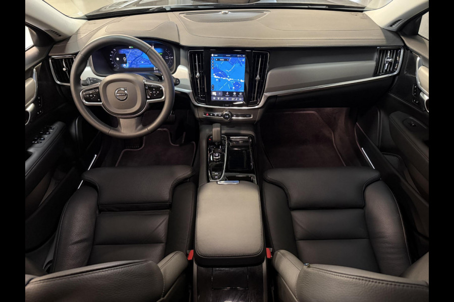 Volvo V90 2.0 T6 Plug-in hybrid AWD Plus Bright 19"/Leder + memory l + r/Stoel + stuurverwarmingAdaptieve cruise/Harman Kardon/Dodehoek/Elektrische klep/Keyless