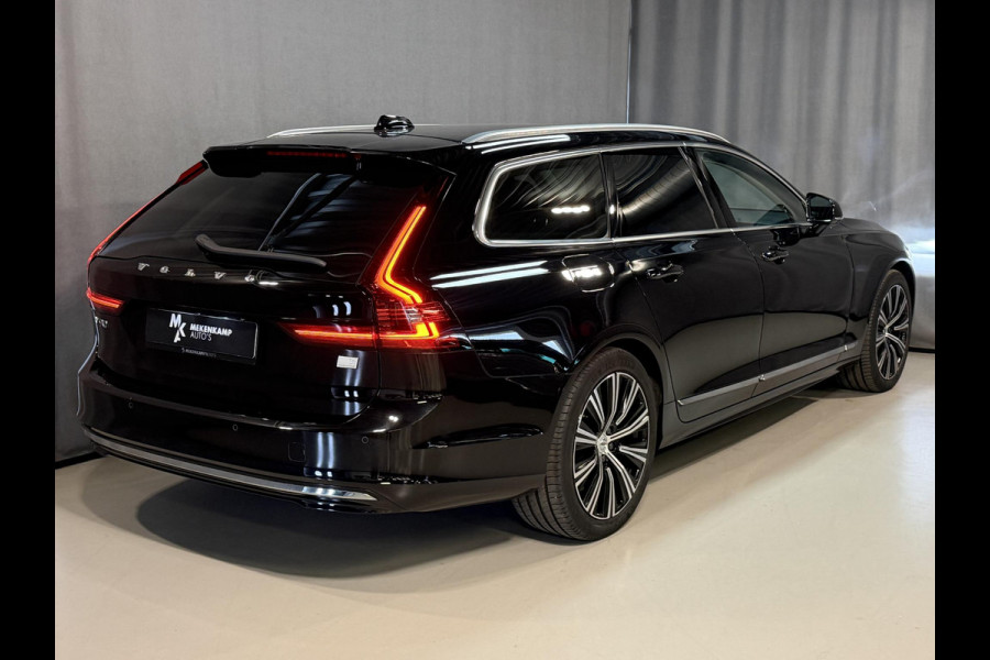 Volvo V90 2.0 T6 Plug-in hybrid AWD Plus Bright 19"/Leder + memory l + r/Stoel + stuurverwarmingAdaptieve cruise/Harman Kardon/Dodehoek/Elektrische klep/Keyless