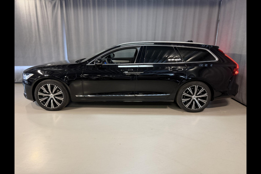 Volvo V90 2.0 T6 Plug-in hybrid AWD Plus Bright 19"/Leder + memory l + r/Stoel + stuurverwarmingAdaptieve cruise/Harman Kardon/Dodehoek/Elektrische klep/Keyless