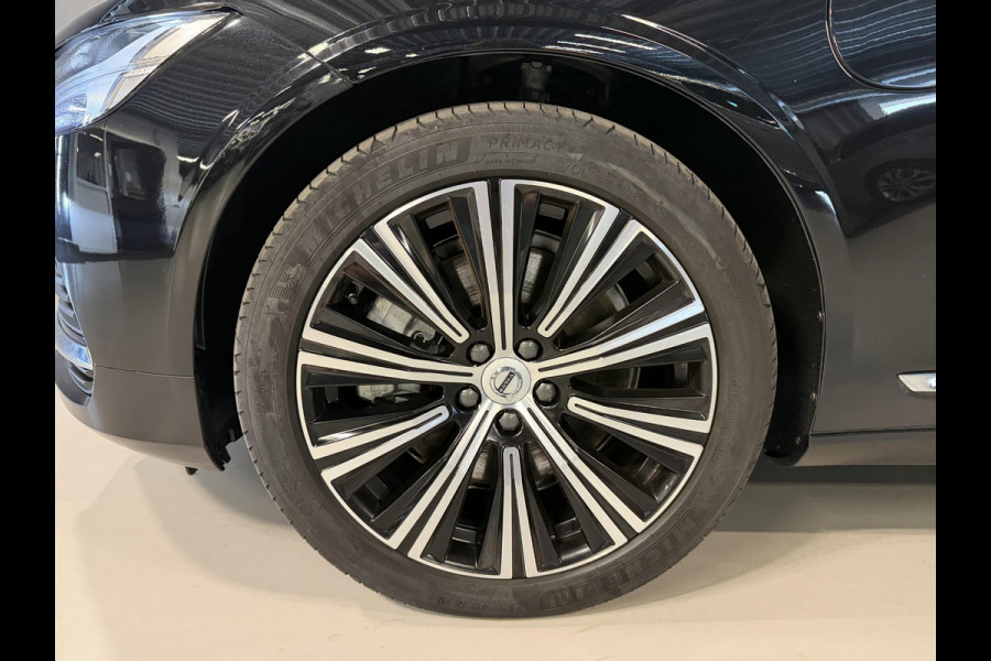 Volvo V90 2.0 T6 Plug-in hybrid AWD Plus Bright 19"/Leder + memory l + r/Stoel + stuurverwarmingAdaptieve cruise/Harman Kardon/Dodehoek/Elektrische klep/Keyless