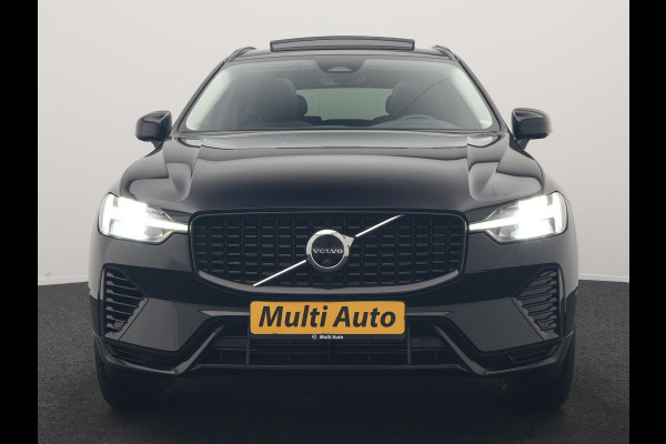 Volvo XC60 T6 PHEV AWD Plus Dark 350pk Dealer O.H | Panodak | Adaptive Cruise | 360 Camera | Lederen Sportstoelen Memory & Verwarmd | Apple Carplay | Google Assistant & Maps | BLIS | Stuurverwarming | Pilot Assist | Virtual | Navigatie | DAB | 19"L.M | Plug In Hybrid |