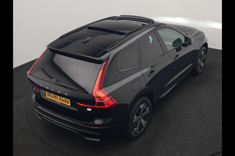 Volvo XC60 T6 PHEV AWD Plus Dark 350pk Dealer O.H | Panodak | Adaptive Cruise | 360 Camera | Lederen Sportstoelen Memory & Verwarmd | Apple Carplay | Google Assistant & Maps | BLIS | Stuurverwarming | Pilot Assist | Virtual | Navigatie | DAB | 19"L.M | Plug In Hybrid |