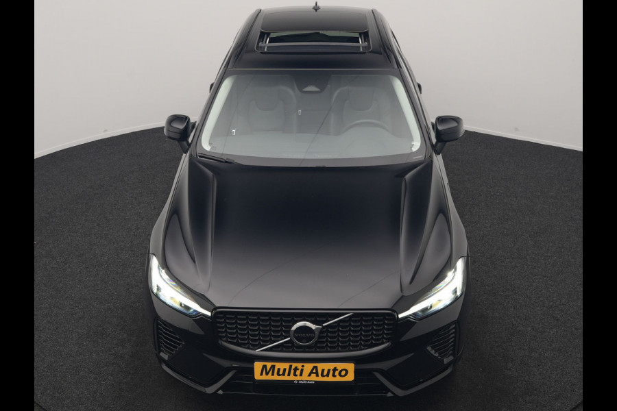 Volvo XC60 T6 PHEV AWD Plus Dark 350pk Dealer O.H | Panodak | Adaptive Cruise | 360 Camera | Lederen Sportstoelen Memory & Verwarmd | Apple Carplay | Google Assistant & Maps | BLIS | Stuurverwarming | Pilot Assist | Virtual | Navigatie | DAB | 19"L.M | Plug In Hybrid |