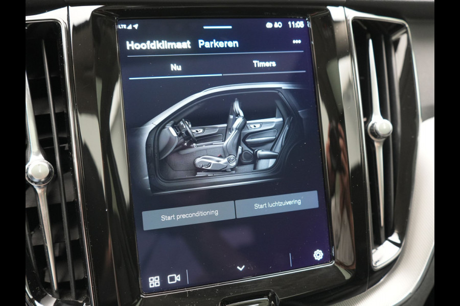 Volvo XC60 T6 PHEV AWD Plus Dark 350pk Dealer O.H | Panodak | Adaptive Cruise | 360 Camera | Lederen Sportstoelen Memory & Verwarmd | Apple Carplay | Google Assistant & Maps | BLIS | Stuurverwarming | Pilot Assist | Virtual | Navigatie | DAB | 19"L.M | Plug In Hybrid |