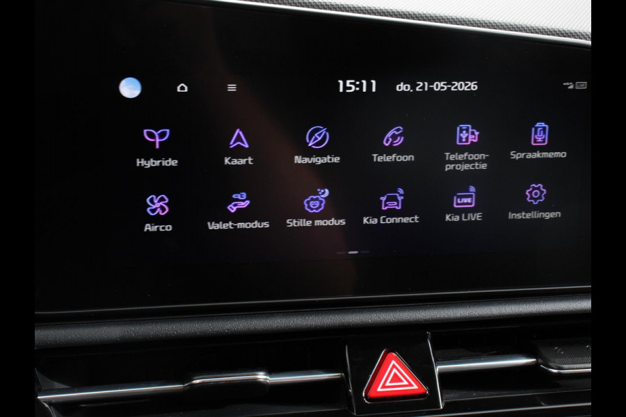 Kia Niro 1.6 GDi Hybrid DynamicLine DEMO ! Navigatie Apple Carplay Android Auto Camera Parkeersensoren Adaptive Cruise Control Dodehoekdetectie Climate Control Lichtmetalen velgen