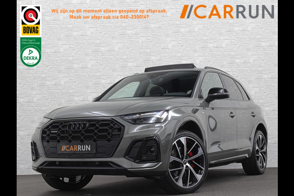 Audi Q5 55 367pk Competition #RS-Leder | ACC | Panorama | Lane Assist | 21" | Sfeerverlichting | Camera | Carplay | Stuurwielverwarming | Black Optic | Draadloos laden | Sportstoelen | 91000,= Nw.Pr. | 10-2024 | 23dkm! | Fabr. Garantie.