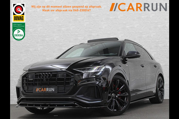 Audi Q8 60e 462PK Competition Plus | #RS-Seats | Carbon | B&O | 360 Camera | ACC | Panorama | Valcona Leder | 23" Audi Sport | Luchtvering | Keyless-Entry | Tour-Pakket | Lane & Side assist | Bovag Garantie.