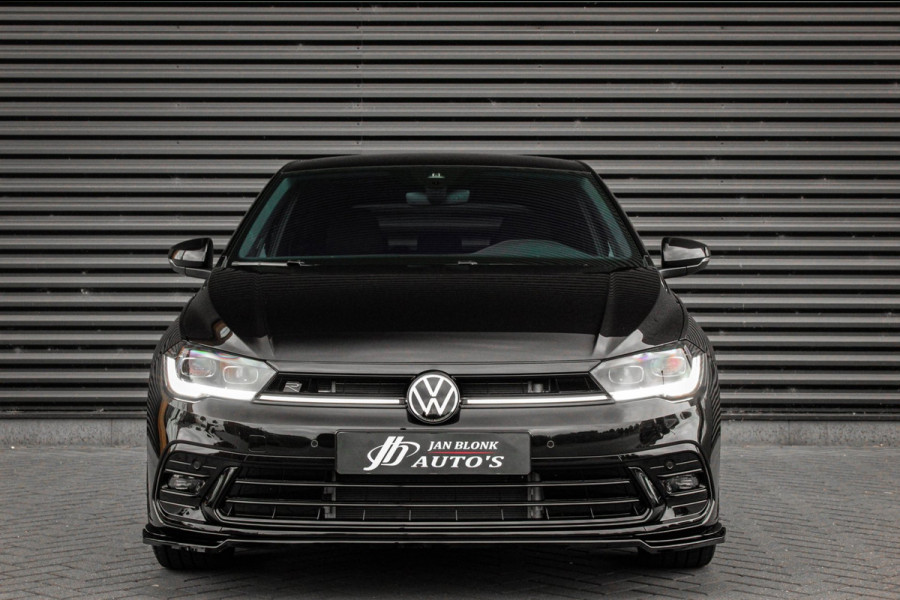 Volkswagen Polo 1.0 TSI R-Line OPTIONS / FULL BLACK / VERLAGINGSVEREN / APPLE CARPLAY / LED KOPLAMPEN / DIGITAL DASCH /MAXTON PACK