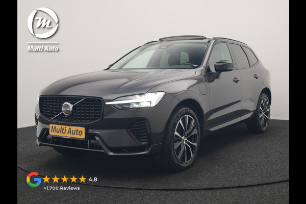 Volvo XC60 T6 PHEV AWD R-Design 350pk Dealer O.H | Trekhaak Af Fabriek | Panodak | Adaptive Cruise | Harman / Kardon | Camera | Lederen Sportstoelen Memory & Verwarmd | Keyless | Apple Carplay | Pilot Assist | Google Assistant & Maps | Stuurverwarming | Virtual | Navigatie | DAB | 20"L.M | Plug In Hybrid |