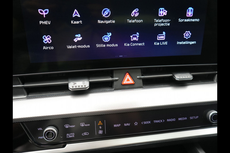 Kia Sportage 1.6 T-GDi Spirit PHEV 266pk Dealer O.H | Panodak | Adaptive Cruise | 360 Camera | Sportstoelen Verwarmd | Apple Carplay | Keyless | BLIS | Stuurverwarming | Pilot Assist | Virtual | Navigatie | DAB | 19"L.M | Plug In Hybrid |