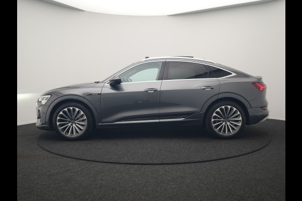 Audi e-tron Sportback 55 quattro S Line 95 kWh 408pk Dealer O.H | Trekhaak Afn. | Adaptive Cruise | Camera | Bang & Olufsen | Alcantara Sportstoelen Memory & Verwarmd | Keyless | Apple Carplay | BLIS | Navigatie | Virtual | DAB | 21"L.M |