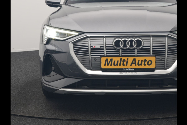 Audi e-tron Sportback 55 quattro S Line 95 kWh 408pk Dealer O.H | Trekhaak Afn. | Adaptive Cruise | Camera | Bang & Olufsen | Alcantara Sportstoelen Memory & Verwarmd | Keyless | Apple Carplay | BLIS | Navigatie | Virtual | DAB | 21"L.M |