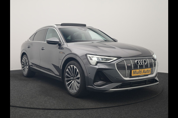 Audi e-tron Sportback 55 quattro S Line 95 kWh 408pk Dealer O.H | Trekhaak Afn. | Adaptive Cruise | Camera | Bang & Olufsen | Alcantara Sportstoelen Memory & Verwarmd | Keyless | Apple Carplay | BLIS | Navigatie | Virtual | DAB | 21"L.M |