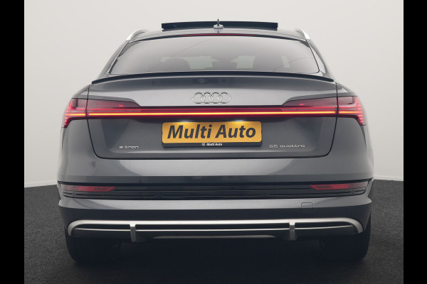 Audi e-tron Sportback 55 quattro S Line 95 kWh 408pk Dealer O.H | Trekhaak Afn. | Adaptive Cruise | Camera | Bang & Olufsen | Alcantara Sportstoelen Memory & Verwarmd | Keyless | Apple Carplay | BLIS | Navigatie | Virtual | DAB | 21"L.M |