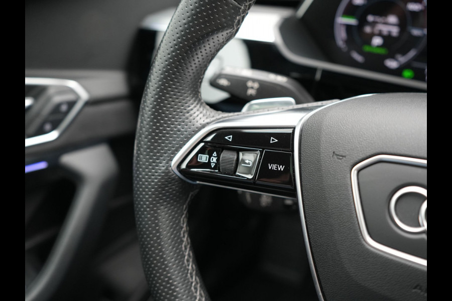 Audi e-tron Sportback 55 quattro S Line 95 kWh 408pk Dealer O.H | Trekhaak Afn. | Adaptive Cruise | Camera | Bang & Olufsen | Alcantara Sportstoelen Memory & Verwarmd | Keyless | Apple Carplay | BLIS | Navigatie | Virtual | DAB | 21"L.M |