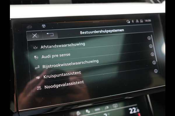 Audi e-tron Sportback 55 quattro S Line 95 kWh 408pk Dealer O.H | Trekhaak Afn. | Adaptive Cruise | Camera | Bang & Olufsen | Alcantara Sportstoelen Memory & Verwarmd | Keyless | Apple Carplay | BLIS | Navigatie | Virtual | DAB | 21"L.M |