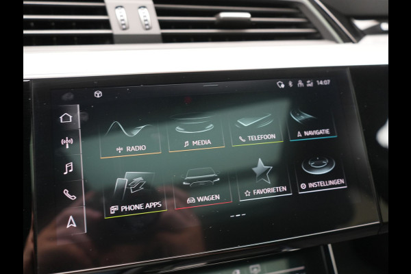 Audi e-tron Sportback 55 quattro S Line 95 kWh 408pk Dealer O.H | Trekhaak Afn. | Adaptive Cruise | Camera | Bang & Olufsen | Alcantara Sportstoelen Memory & Verwarmd | Keyless | Apple Carplay | BLIS | Navigatie | Virtual | DAB | 21"L.M |