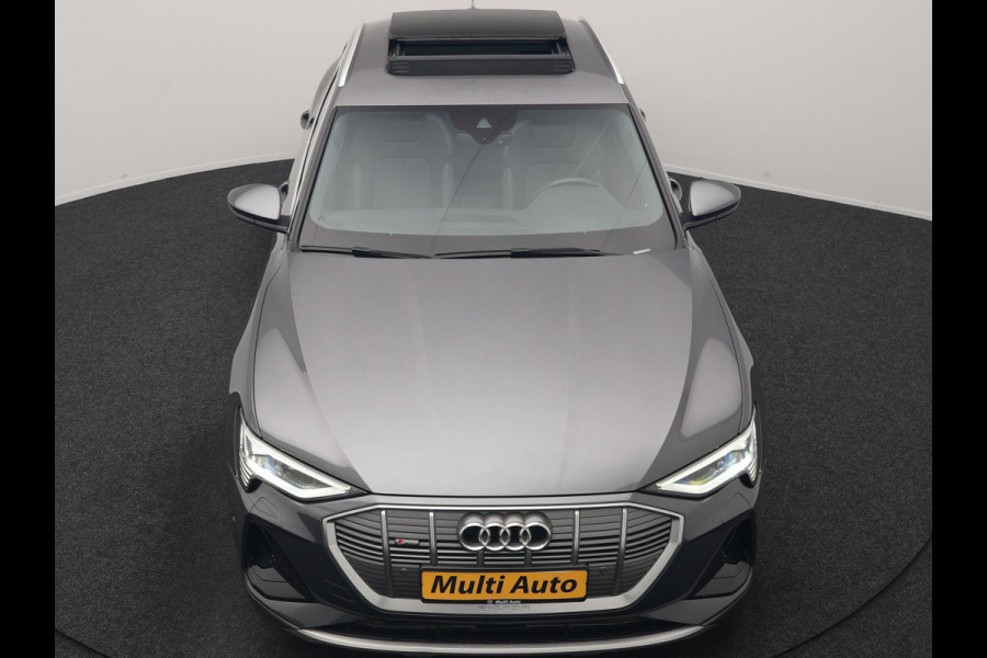 Audi e-tron Sportback 55 quattro S Line 95 kWh 408pk Dealer O.H | Trekhaak Afn. | Adaptive Cruise | Camera | Bang & Olufsen | Alcantara Sportstoelen Memory & Verwarmd | Keyless | Apple Carplay | BLIS | Navigatie | Virtual | DAB | 21"L.M |