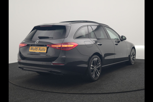 Mercedes-Benz C-Klasse Estate 300 e Avantgarde 313pk Dealer O.H | Trekhaak Af Fabriek | Panodak | Adaptive Cruise | 360 Camera | Digital LED | Lederen Sportstoelen Memory & Ventilatie | Keyless | Apple Carplay | Stoelverwarming | Pilot Assist | Stuurverwarming | Virtual | Sfeerverlichting | Navigatie | DAB | 18"L.M | Plug In Hybrid |