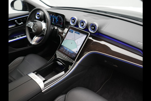 Mercedes-Benz C-Klasse Estate 300 e Avantgarde 313pk Dealer O.H | Trekhaak Af Fabriek | Panodak | Adaptive Cruise | 360 Camera | Digital LED | Lederen Sportstoelen Memory & Ventilatie | Keyless | Apple Carplay | Stoelverwarming | Pilot Assist | Stuurverwarming | Virtual | Sfeerverlichting | Navigatie | DAB | 18"L.M | Plug In Hybrid |