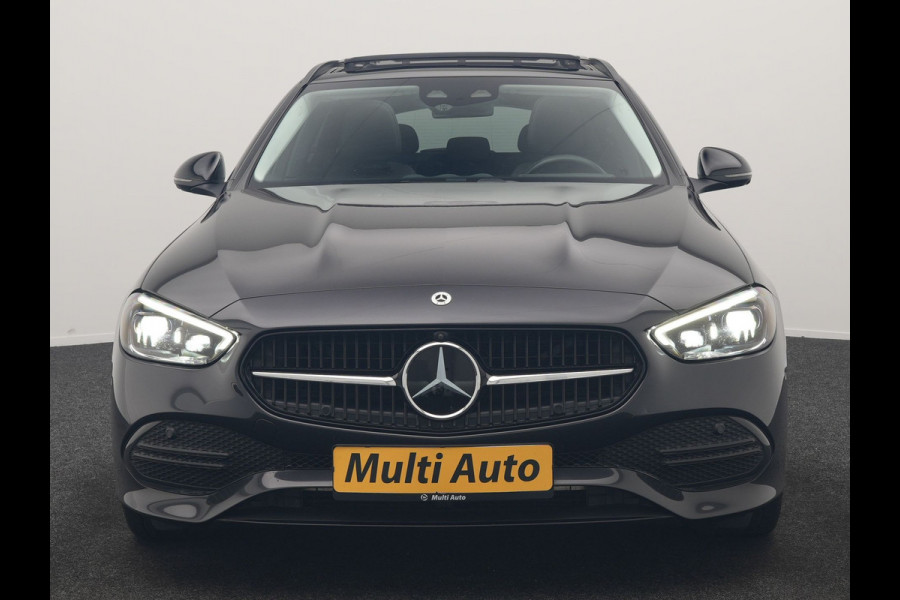 Mercedes-Benz C-Klasse Estate 300 e Avantgarde 313pk Dealer O.H | Trekhaak Af Fabriek | Panodak | Adaptive Cruise | 360 Camera | Digital LED | Lederen Sportstoelen Memory & Ventilatie | Keyless | Apple Carplay | Stoelverwarming | Pilot Assist | Stuurverwarming | Virtual | Sfeerverlichting | Navigatie | DAB | 18"L.M | Plug In Hybrid |