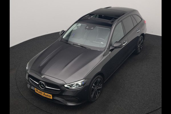 Mercedes-Benz C-Klasse Estate 300 e Avantgarde 313pk Dealer O.H | Trekhaak Af Fabriek | Panodak | Adaptive Cruise | 360 Camera | Digital LED | Lederen Sportstoelen Memory & Ventilatie | Keyless | Apple Carplay | Stoelverwarming | Pilot Assist | Stuurverwarming | Virtual | Sfeerverlichting | Navigatie | DAB | 18"L.M | Plug In Hybrid |