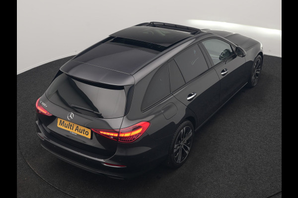 Mercedes-Benz C-Klasse Estate 300 e Avantgarde 313pk Dealer O.H | Trekhaak Af Fabriek | Panodak | Adaptive Cruise | 360 Camera | Digital LED | Lederen Sportstoelen Memory & Ventilatie | Keyless | Apple Carplay | Stoelverwarming | Pilot Assist | Stuurverwarming | Virtual | Sfeerverlichting | Navigatie | DAB | 18"L.M | Plug In Hybrid |
