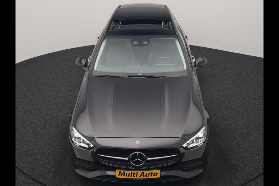 Mercedes-Benz C-Klasse Estate 300 e Avantgarde 313pk Dealer O.H | Trekhaak Af Fabriek | Panodak | Adaptive Cruise | 360 Camera | Digital LED | Lederen Sportstoelen Memory & Ventilatie | Keyless | Apple Carplay | Stoelverwarming | Pilot Assist | Stuurverwarming | Virtual | Sfeerverlichting | Navigatie | DAB | 18"L.M | Plug In Hybrid |