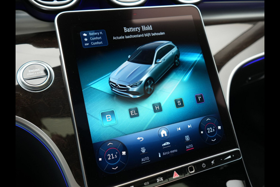 Mercedes-Benz C-Klasse Estate 300 e Avantgarde 313pk Dealer O.H | Trekhaak Af Fabriek | Panodak | Adaptive Cruise | 360 Camera | Digital LED | Lederen Sportstoelen Memory & Ventilatie | Keyless | Apple Carplay | Stoelverwarming | Pilot Assist | Stuurverwarming | Virtual | Sfeerverlichting | Navigatie | DAB | 18"L.M | Plug In Hybrid |