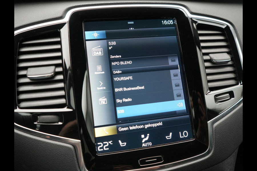 Volvo XC90 T8 Recharge AWD R-Design Long Range PHEV 456pk Dealer O.H | Adaptive Cruise | Camera | Lederen Sportstoelen Memory & Verwarmd | Apple Carplay | Keyless | BLIS | Pilot Assist | Stuurverwarming | Virtual | Navigatie | DAB | 20"L.M | Plug In Hybrid |