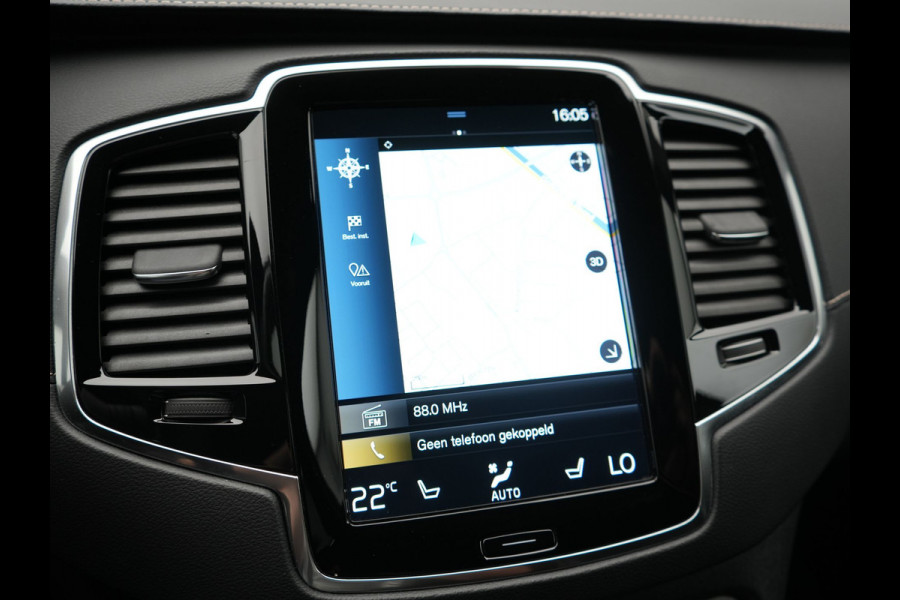 Volvo XC90 T8 Recharge AWD R-Design Long Range PHEV 456pk Dealer O.H | Adaptive Cruise | Camera | Lederen Sportstoelen Memory & Verwarmd | Apple Carplay | Keyless | BLIS | Pilot Assist | Stuurverwarming | Virtual | Navigatie | DAB | 20"L.M | Plug In Hybrid |