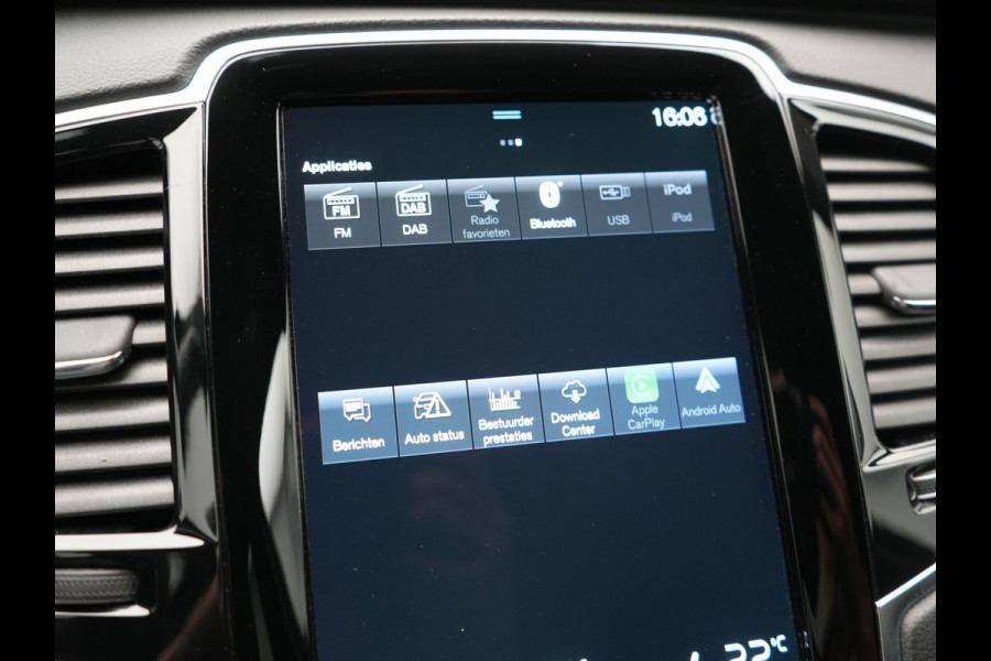 Volvo XC90 T8 Recharge AWD R-Design Long Range PHEV 456pk Dealer O.H | Adaptive Cruise | Camera | Lederen Sportstoelen Memory & Verwarmd | Apple Carplay | Keyless | BLIS | Pilot Assist | Stuurverwarming | Virtual | Navigatie | DAB | 20"L.M | Plug In Hybrid |
