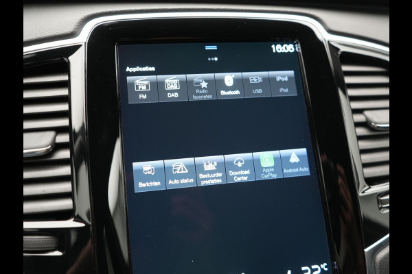 Volvo XC90 T8 Recharge AWD R-Design Long Range PHEV 456pk Dealer O.H | Adaptive Cruise | Camera | Lederen Sportstoelen Memory & Verwarmd | Apple Carplay | Keyless | BLIS | Pilot Assist | Stuurverwarming | Virtual | Navigatie | DAB | 20"L.M | Plug In Hybrid |