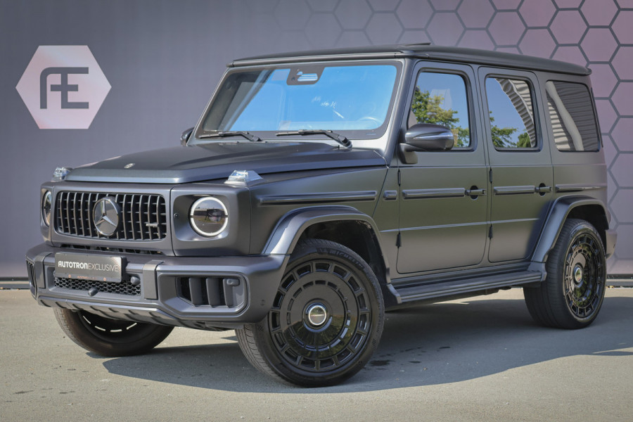 Mercedes-Benz G-Klasse 580 EQ | G63 PAKKET | MANUFAKTUR | SUPERIOR LINE | AMG LINE | COMFORT PAKKET | MASSAGE | VOSSEN VELGEN | ADAPTIVE CRUISE | MATZWART | STOELVERKOELING/VERWARMING/MASSAGE | STUURVERWARMING | BTW-AUTO