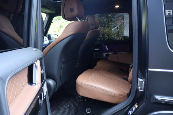 Mercedes-Benz G-Klasse 580 EQ | G63 PAKKET | MANUFAKTUR | SUPERIOR LINE | AMG LINE | COMFORT PAKKET | MASSAGE | VOSSEN VELGEN | ADAPTIVE CRUISE | MATZWART | STOELVERKOELING/VERWARMING/MASSAGE | STUURVERWARMING | BTW-AUTO