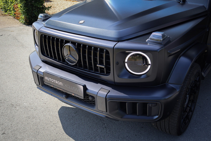 Mercedes-Benz G-Klasse 580 EQ | G63 PAKKET | MANUFAKTUR | SUPERIOR LINE | AMG LINE | COMFORT PAKKET | MASSAGE | VOSSEN VELGEN | ADAPTIVE CRUISE | MATZWART | STOELVERKOELING/VERWARMING/MASSAGE | STUURVERWARMING | BTW-AUTO
