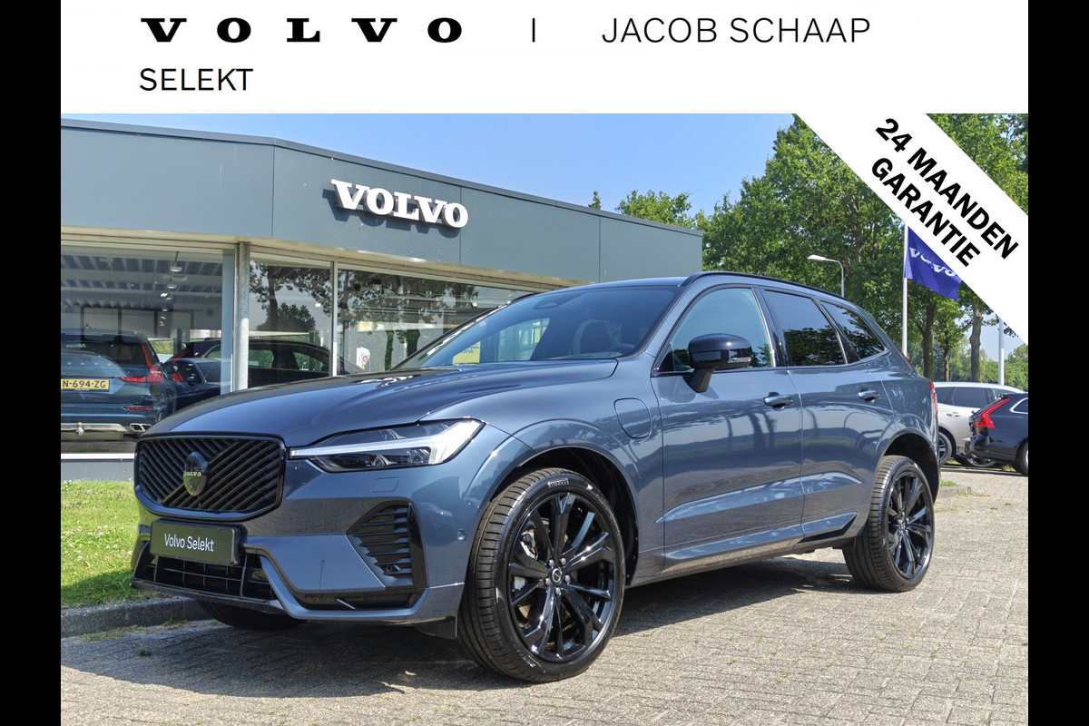 Volvo XC60 T8 AWD 455PK Plug-in hybrid Plus Black Edition | Facelift | Trekhaak | Blis | Luchtvering | Pano | ACC | 360 Camera | HUD | H&K | Elektr. stoelen |