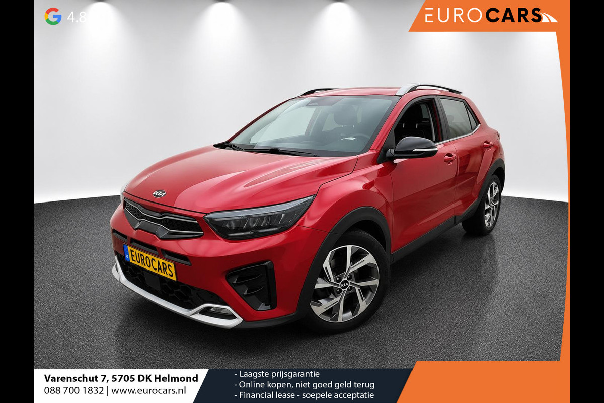 Kia Stonic 1.0 74kW GT Line Automaat Navigatie Apple Carplay Android Auto Camera Parkeersensoren achter Adaptive Cruise Control Stoel- en stuurverwarming Full Led Half leder Climate Control Lichtmetalen velgen