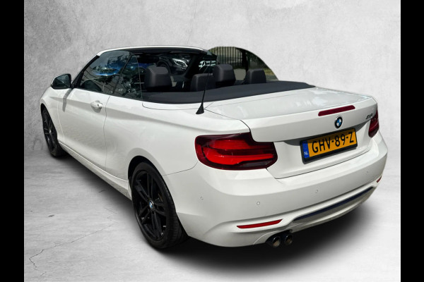 BMW 2 Serie Cabrio 218i High Executive (Goed OnderH, Navi, StoelV, Cruise Con, Parkeersensoren, Etc)